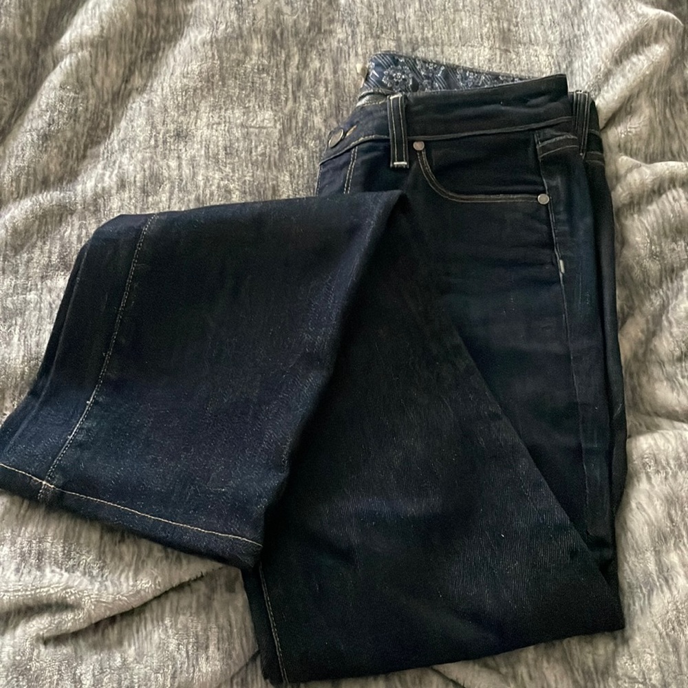 NWOT Paige Melrose Classic Rise Straight Leg
